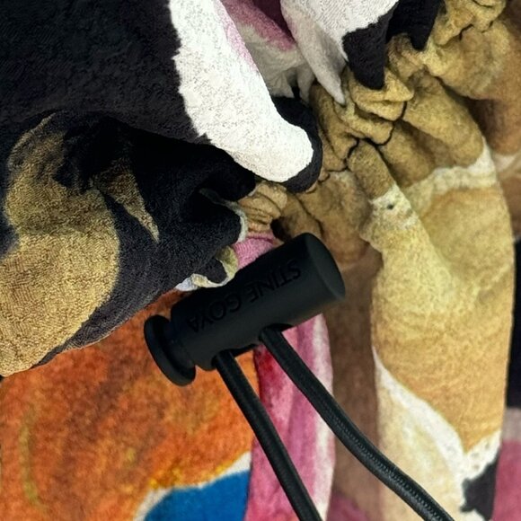 🆕 STINE GOYA 🧿 NWOT Veroma Printed Crepe Midi Dress - Size S - Picture 13 of 16